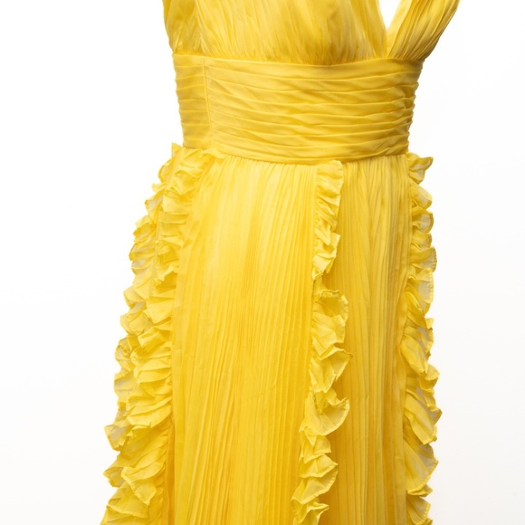 Mac Duggal Yellow Prom Dress - Picture 10 of 14